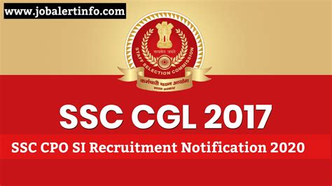 Ssc Cpo Si Recruitment Notification Jobalertinfo