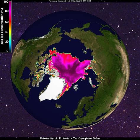 2007: New Record for the Arctic Ice Melting