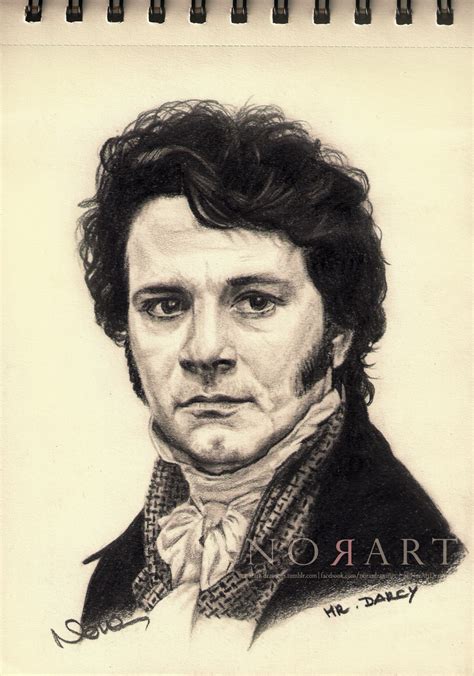 My Drawing Of Mr Darcy From Bbcs Pride And Norart