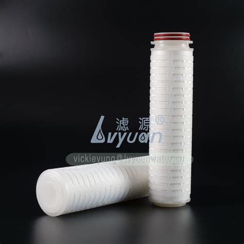 Inch Pp Pes Pvdf Nylon Ptfe Um Um Pleated Micron Filter