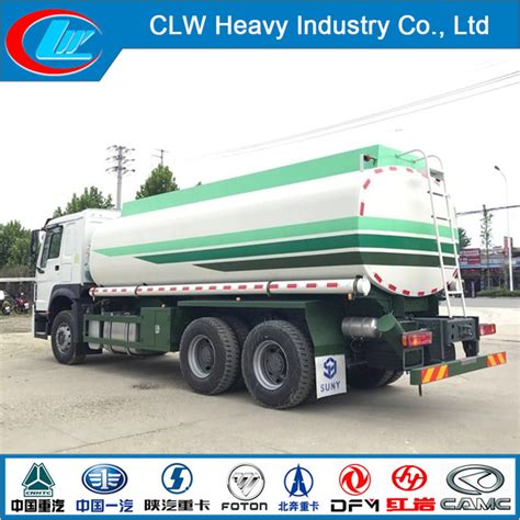 Sinotruk HOWO Heavy Duty 20 Cbm Fuel Tank Truck Used Fuel Delivery