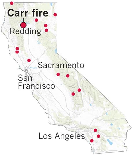 Active Fire Map California Printable Maps