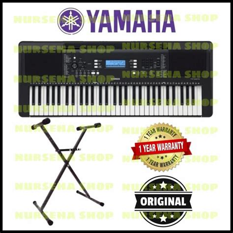 Jual Keyboard Piano Yamaha Psre Psr E Psr E Free Stand