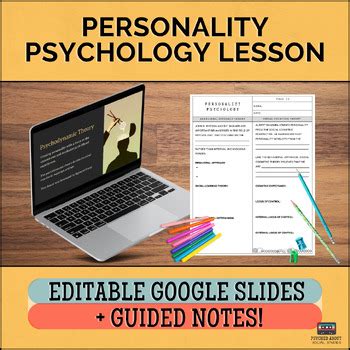 Personality In Psychology Lecture And Guided Notes Tpt