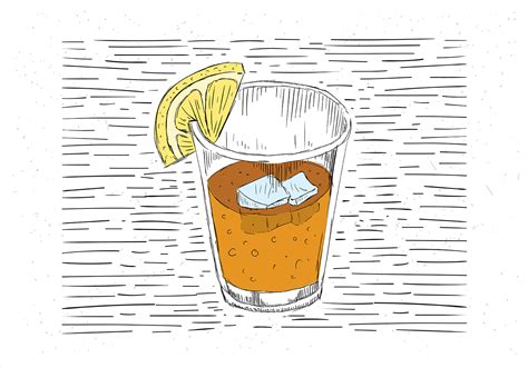 Free Hand Drawn Vector Cold Drink Illustration 155743 Vector Art At