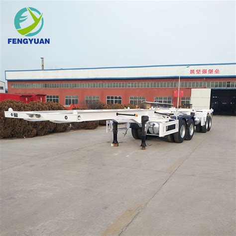 Fengyuan 20FT 40FT Container Chassis Skeleton Skeletal Container Semi