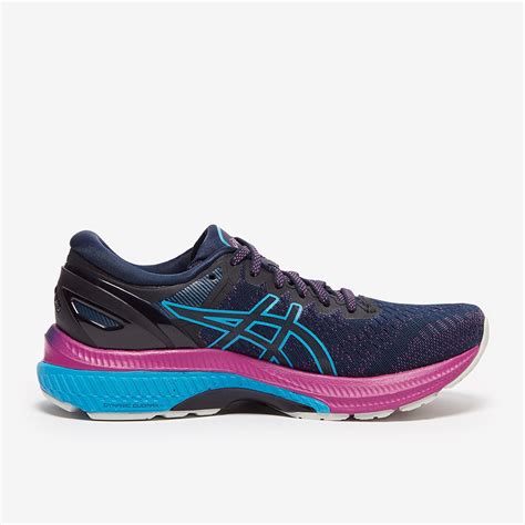 Asics Womens Gel Kayano 27 French Bluedigital Aqua Womens Shoes