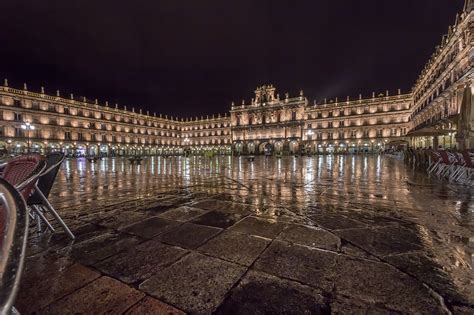 Plaza Salamanca Nocturna Foto Gratis En Pixabay Pixabay