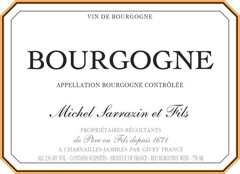 Bourgogne Rouge Michel Sarrazin Skurnik Wines Spirits