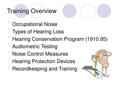 Ppt Hearing Conservation Training Powerpoint Presentation Free