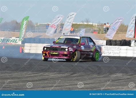 Tuned car drifting editorial image. Image of hungary - 56213875