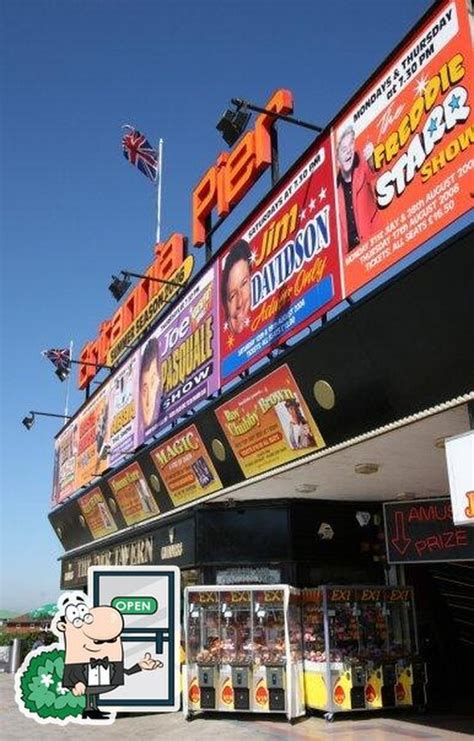 Menu at Britannia Pier Theatre, Great Yarmouth