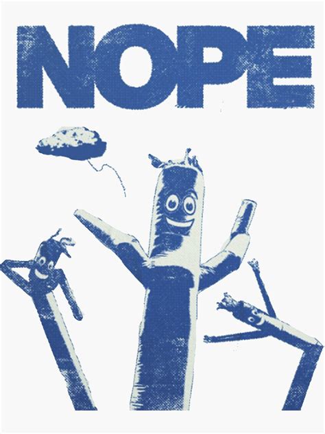 Nope Movie Sticker For Sale By Asshshop Redbubble