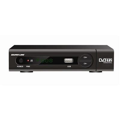 ממיר דיגיטלי DVB-T2 DVB-T2 HD SilverLine - זאפ השוואת מחירים
