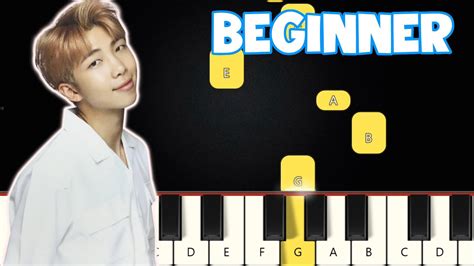 Bts Heartbeat Beginner Piano Tutorial Easy Piano Youtube