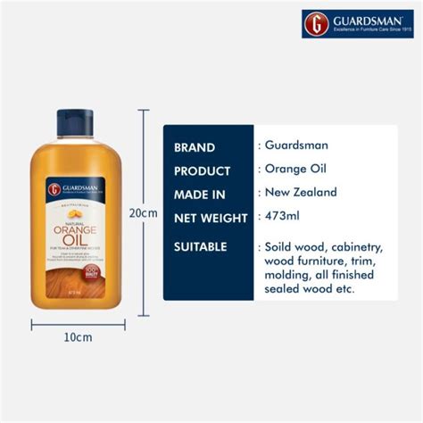 Guardsman Revitalizing Orange Oil 473ml Wood Protection Wood Care