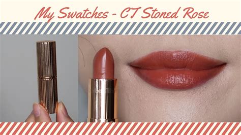 Charlotte Tilbury Ct K I S S I N G Lipstick Stoned Rose Swatches True Swatches No Filters