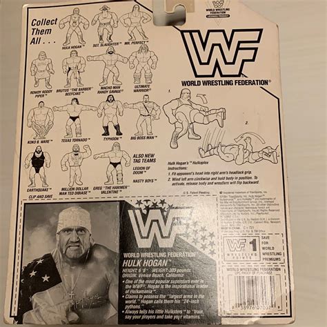 Hulk Hogan Series 3 Wwf Hasbro Retrofigure