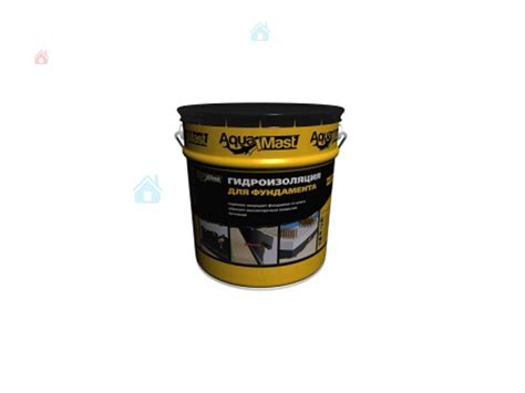 Mastic bituminos hidroizolant pentru fundatii AquaMast (3 kg) de la ...