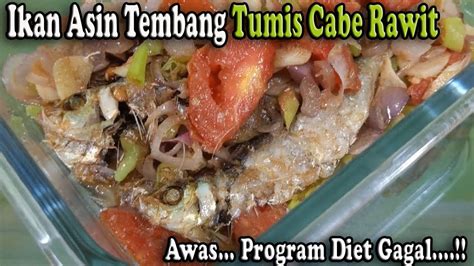 Ikan Asin Tembang Tumis Cabe Rawit Resep Lauk Masakan Rumah Sederhana