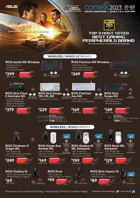 ASUS ROG KB Mice Pg1 Brochures From HardwareZone S Tech Show Portal