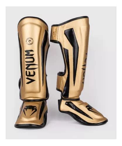 Canillera Venum Elite Gold Black Cuotas Sin Inter S