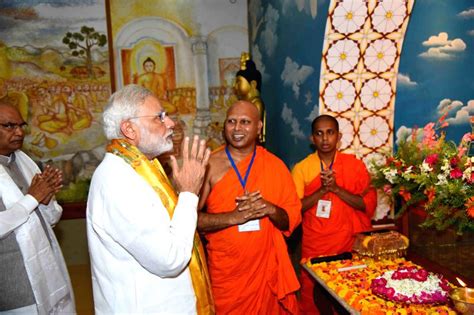 Bodh Gaya Pm Modi At Mahabodhi Temple