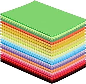 200 Fogli Di Carta Colorata Per Origami Formato A4 20 Colori Vivaci