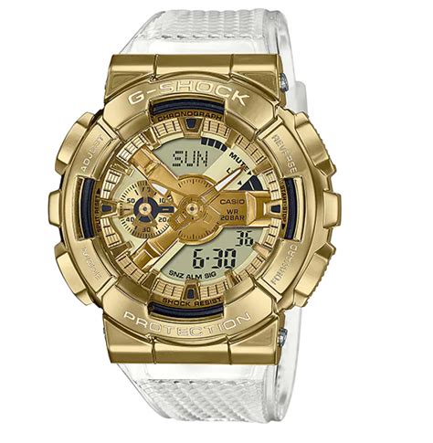 Casio G Shock Standard Analog Digital Watch Gold