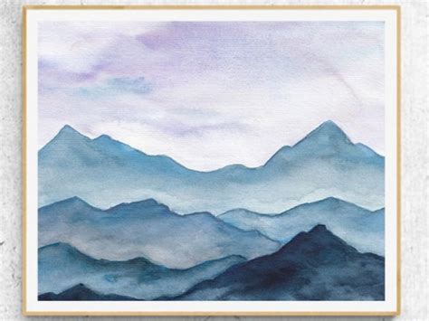 35 Easy Watercolor Landscape Painting Ideas To Try - Cartoon District