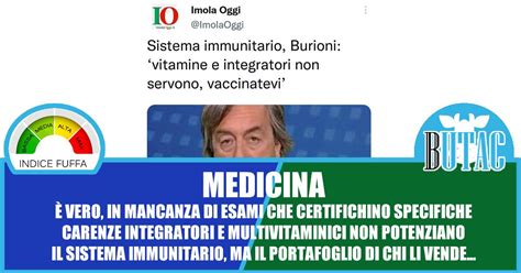 Burioni La Scoperta Dell Acqua Calda E I Social Butac Bufale Un