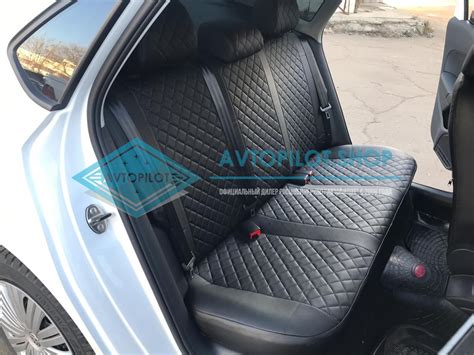 Чехлы на Volkswagen Polo седан с 2010-2020 г.в (Задняя спинка и сидение ...