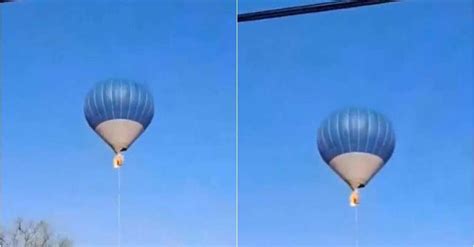 Vídeo mostra momento em que cesto de balão pega fogo no ar e mata duas ...