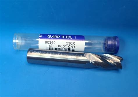 Garr Tool Carbide End Mill Corner Radius P N Ebay