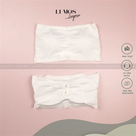 Mua Áo Lót Áo Lót Quây Ngang Su Đúc Đệm Mỏng Màu Đen Màu Trắng Màu Nude Lumos lingerie AL04