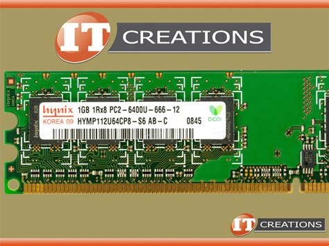 HYMP112U64CP8-S6 Hynix 1GB PC2-6400u Ddr2-800 Unbuffered NON ECC CL6 ...