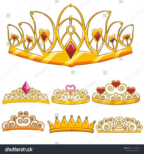 Princess Crown Vector Graphic Clipart Design Stock Vector (Royalty Free ...