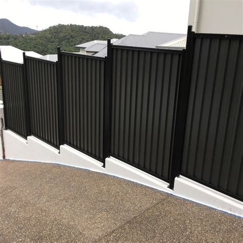 Black Powder Coated Garden Galvanized Metal Colorbond Fence Panel China