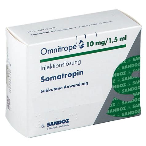 Omnitrope 10mg 30iu Sandoz Sterois
