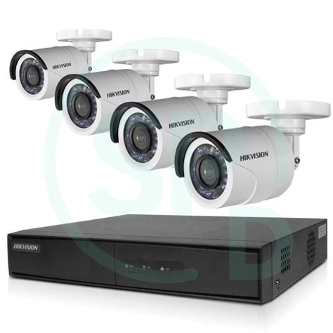 SP Digital Cl Kit De Videovigilancia Hikvision DVR 4 Canales 4