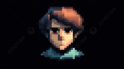 Pixel Art Render Of Man Background Pixel Art Profile Picture Pixel