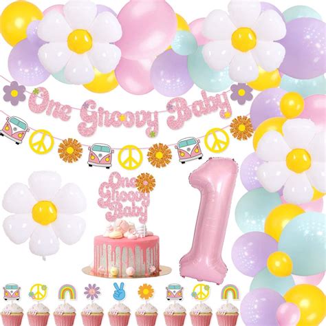 Amazon Packs One Groovy Baby Birthday Party Kit One Groovy Baby