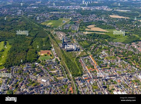 Aerial View New Westerholt Colliery Hassel Gelsenkirchen Ruhr Area