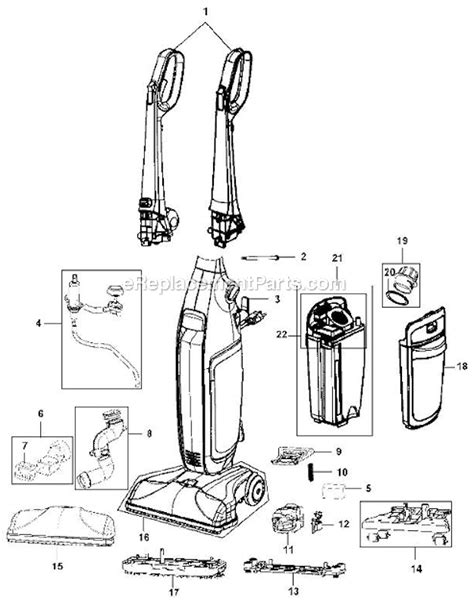 Hoover Fh40165 Parts List And Diagram