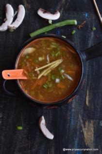 Veg Hot N Sour Soup Step By Step Video Indo Chinese Hot N Sour Soup
