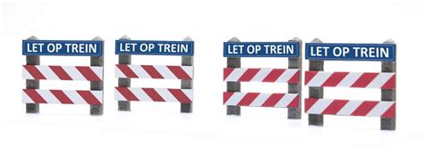 Dutch warning sign railroad crossing - Artitecshop