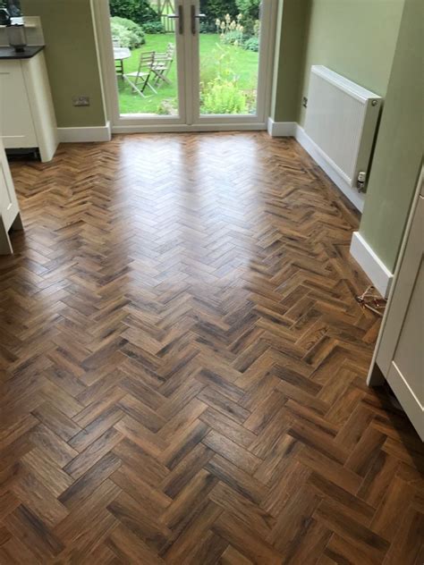 Karndean Art Select Parquet Luxury Vinyl Tile Colour Ap Morning Oak