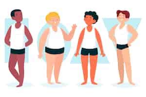 body flat images    freepik