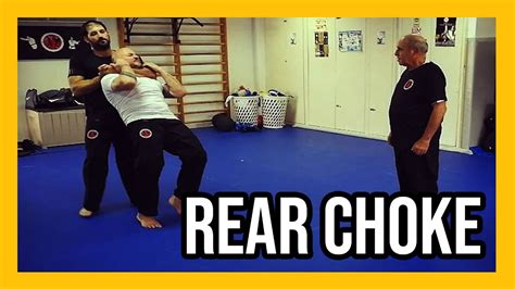 How To Escape The REAR NAKED CHOKE YouTube