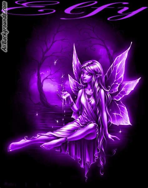 Purple Fairy Wallpaper Wallpapersafari